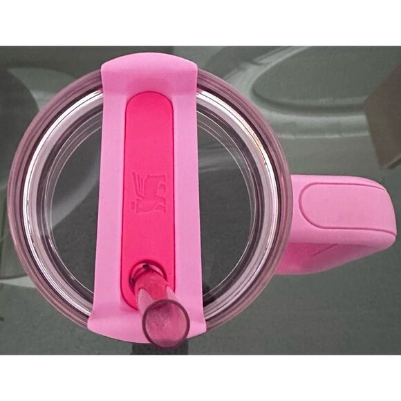 NWT LIMITED EDITION Stanley Quencher H2.0 FlowState Tumbler 30oz, PINK PARADE - Picture 3 of 4